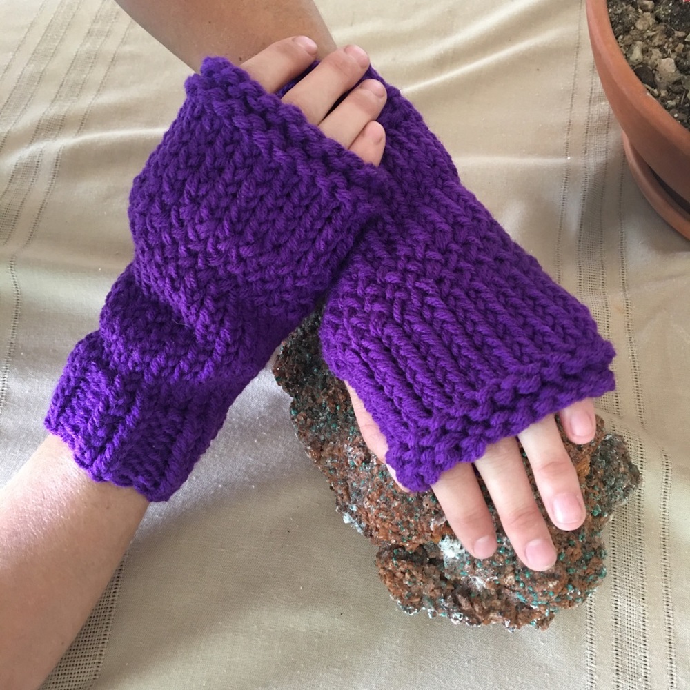 Extra Large Fingerless Gloves